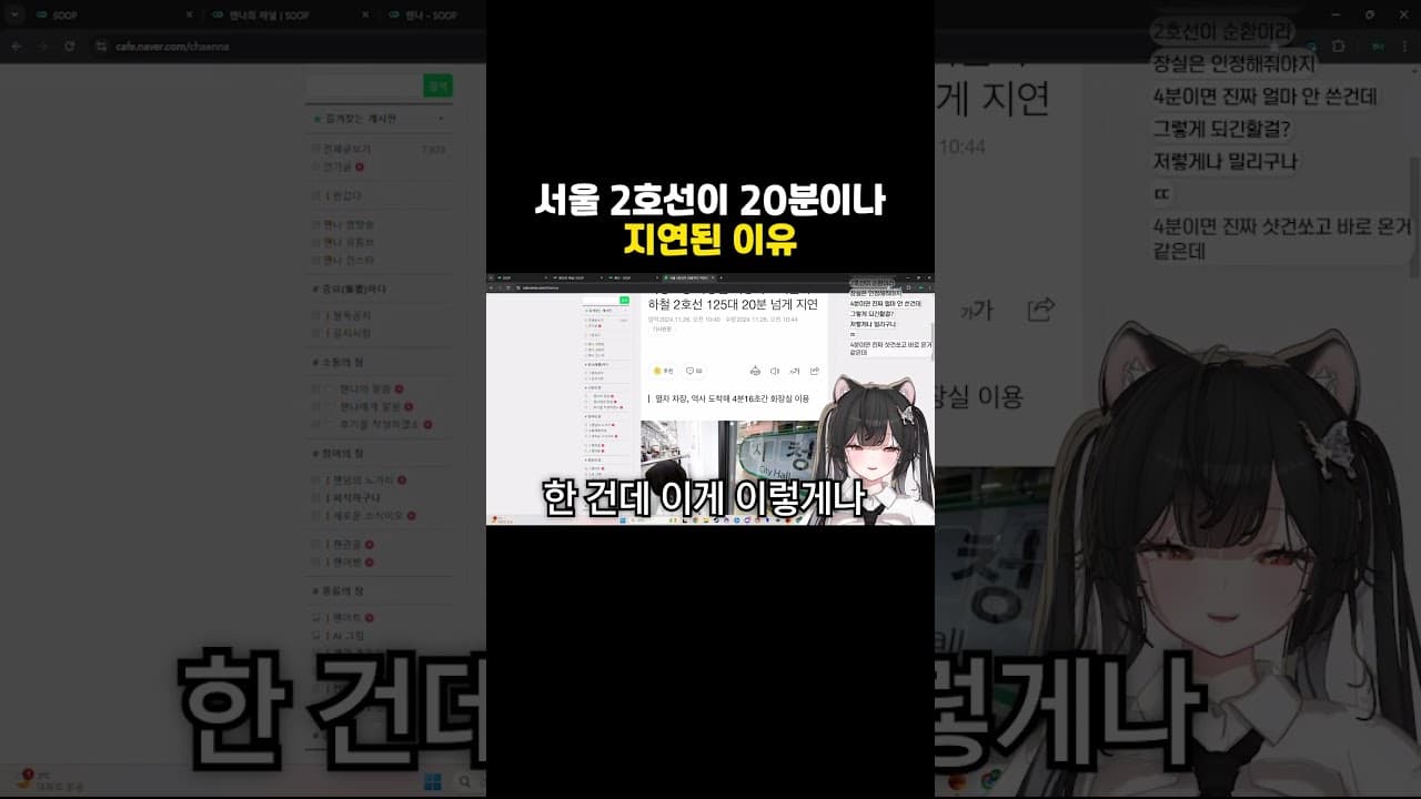 서울 2호선이 지연된 이유